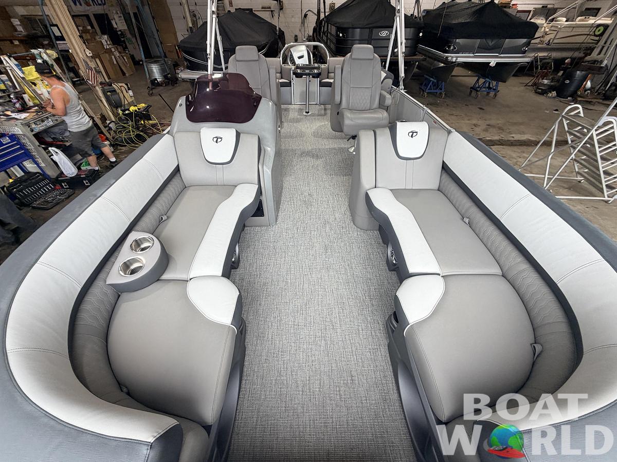 Used 2022 Tahoe Pontoons Cascade 2385 Quad Lounge Tritoon & 200HP Honda 4Stroke -$49,995