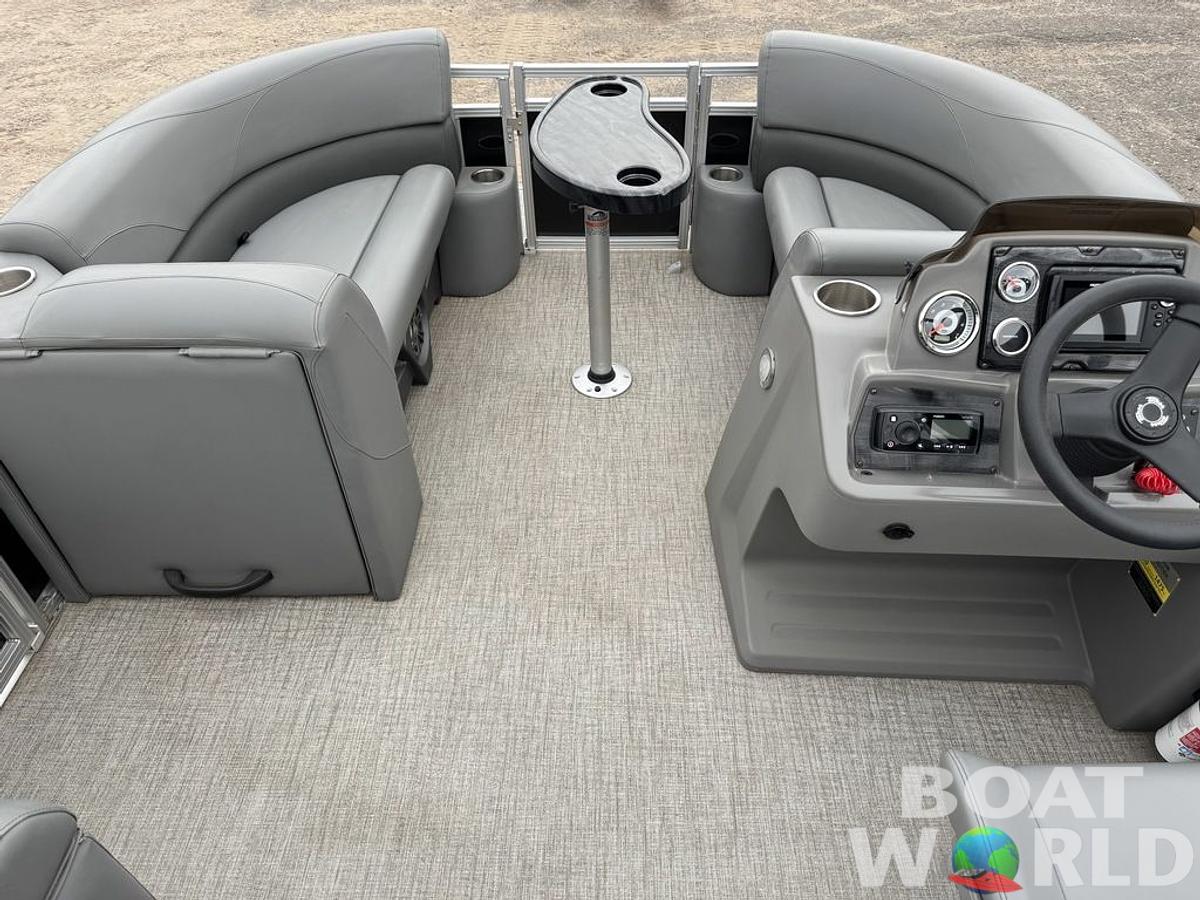 Used 2021 Tahoe Pontoons SLT 18' Quad Lounge & Honda 60HP 4-Stroke EFI