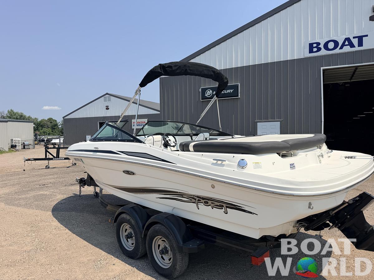 Used 2012 Sea Ray 205 Sport & 220HP 4.3L Mercruiser MPI with Tandem Axle Trailer -$15,995