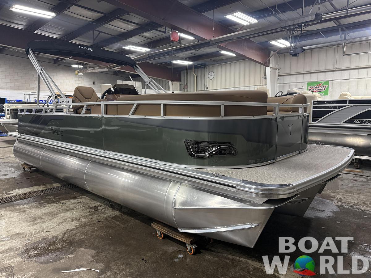 2026 Tahoe Pontoons Sport 2385 Swingback (VRB) Tritoon & Honda 4-Stroke EFI