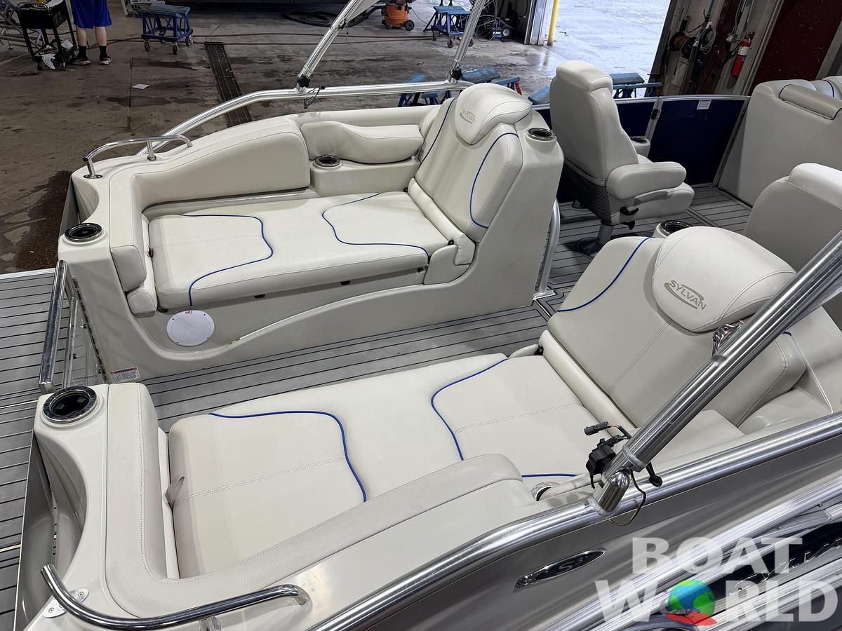 Used 2017 Sylvan S3 Rear Lounge with Sport Tower & 150HP Yamaha SHO VMAX - $39,995