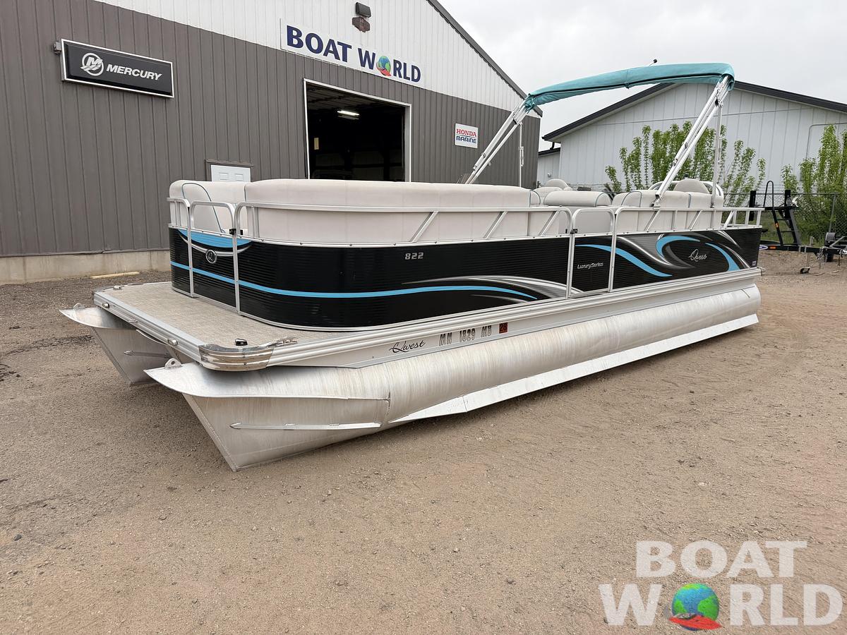 Used 2019 Qwest 822 Fish & Cruise Tritoon & 150HP Honda 4Stroke - $39,995