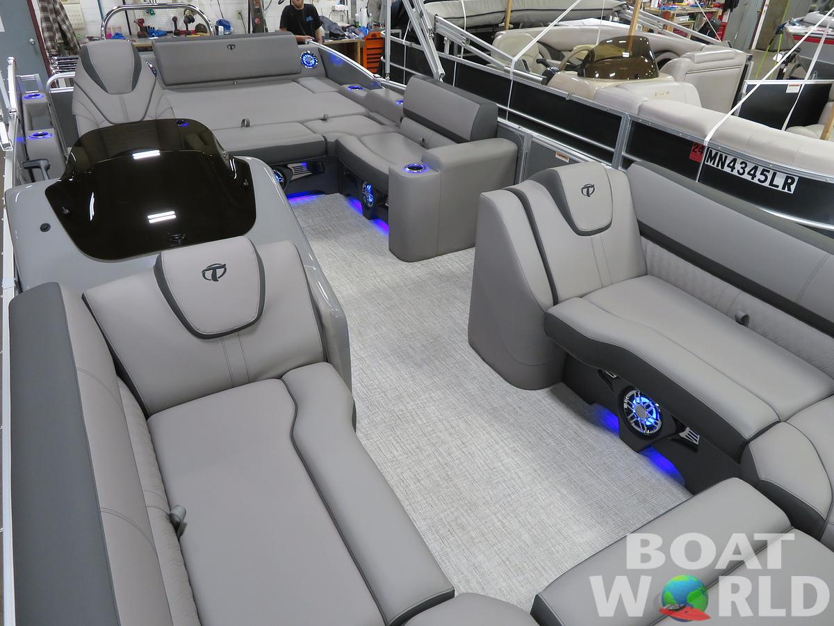 2024 Tahoe Pontoons Cascade 2385 VRL Swingback & Honda 140HP 4-Stroke EFI