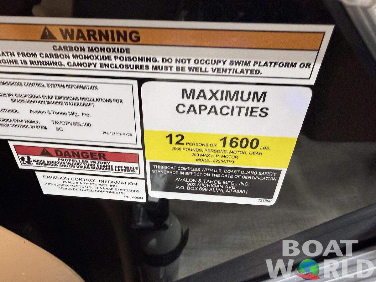 2026 Tahoe LTZ VRB Swingback Tritoon & Honda $51995