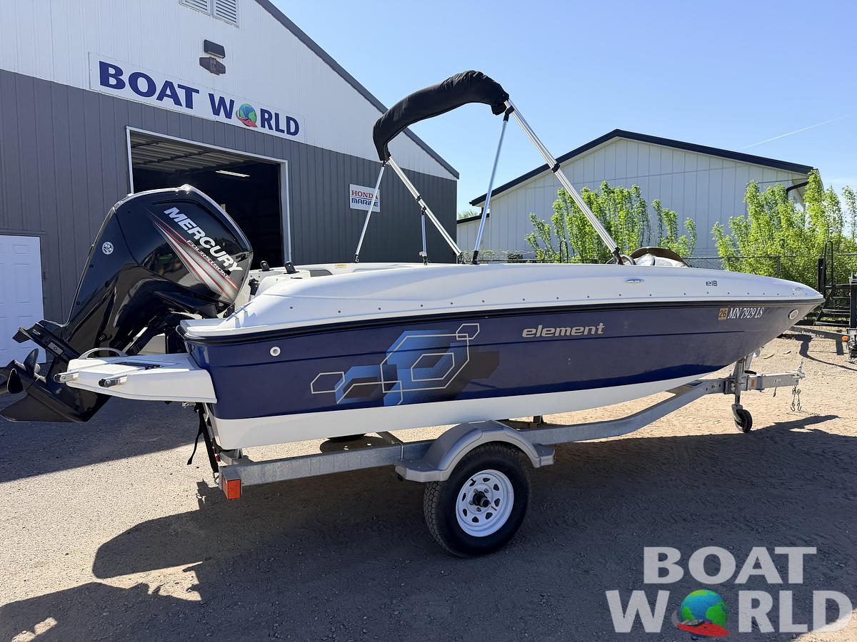 Used 2018 Bayliner Element E18 & 90HP Mercury 4Stroke