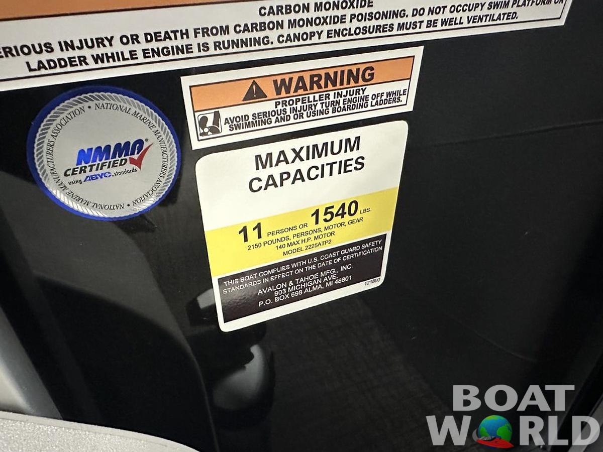 2025 Tahoe Pontoons LTZ 2385 Quad Lounge & Honda 4-Stroke EFI