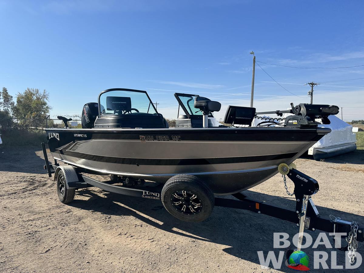 Used 2021 Lund 1875 Impact XS with 150HP Mercury Pro XS Fourstroke EFI