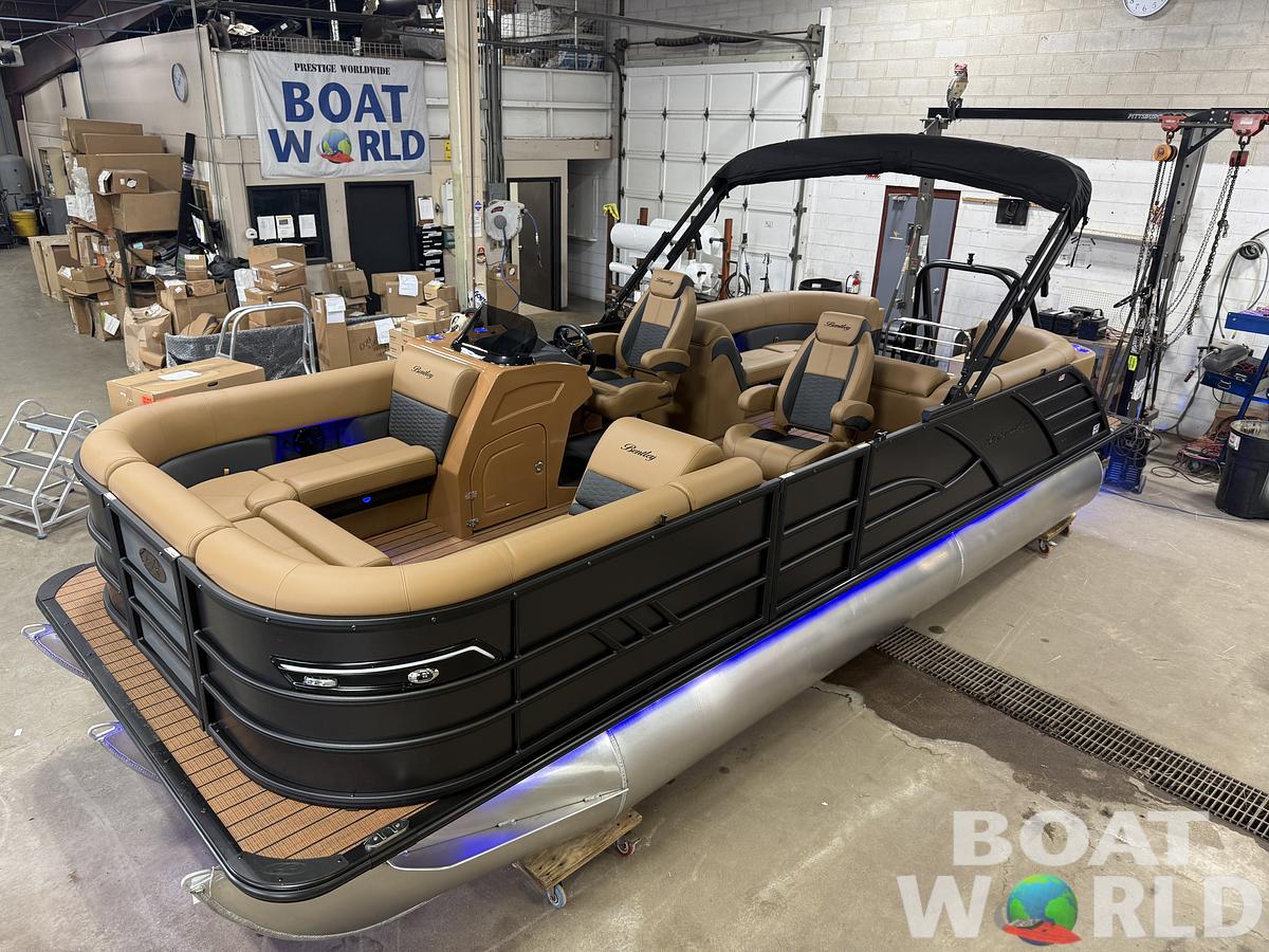2026 Bentley Pontoons Elite 223 Admiral Quad Lounge Tritoon