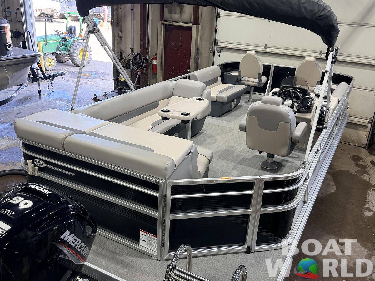 Used 2021 Princecraft 21 Sportfisher 2RS Pontoon & 90HP Mercury 4-Stroke -$27,995