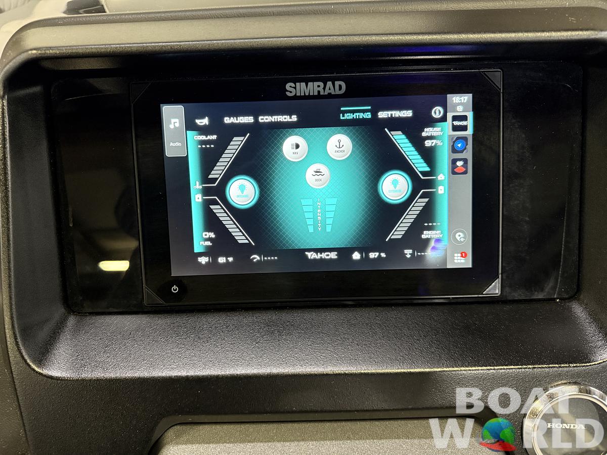 2025 Tahoe Pontoons Cascade 2385 Quad Lounge Tritoon & Honda 4-Stroke EFI