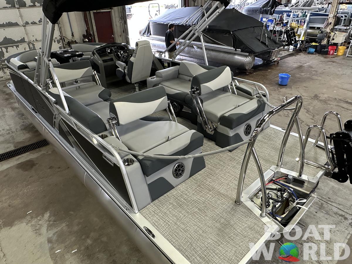 2025 Tahoe Pontoons LTZ 2385 Quad Lounge Shift Flip & Honda 4-Stroke EFI