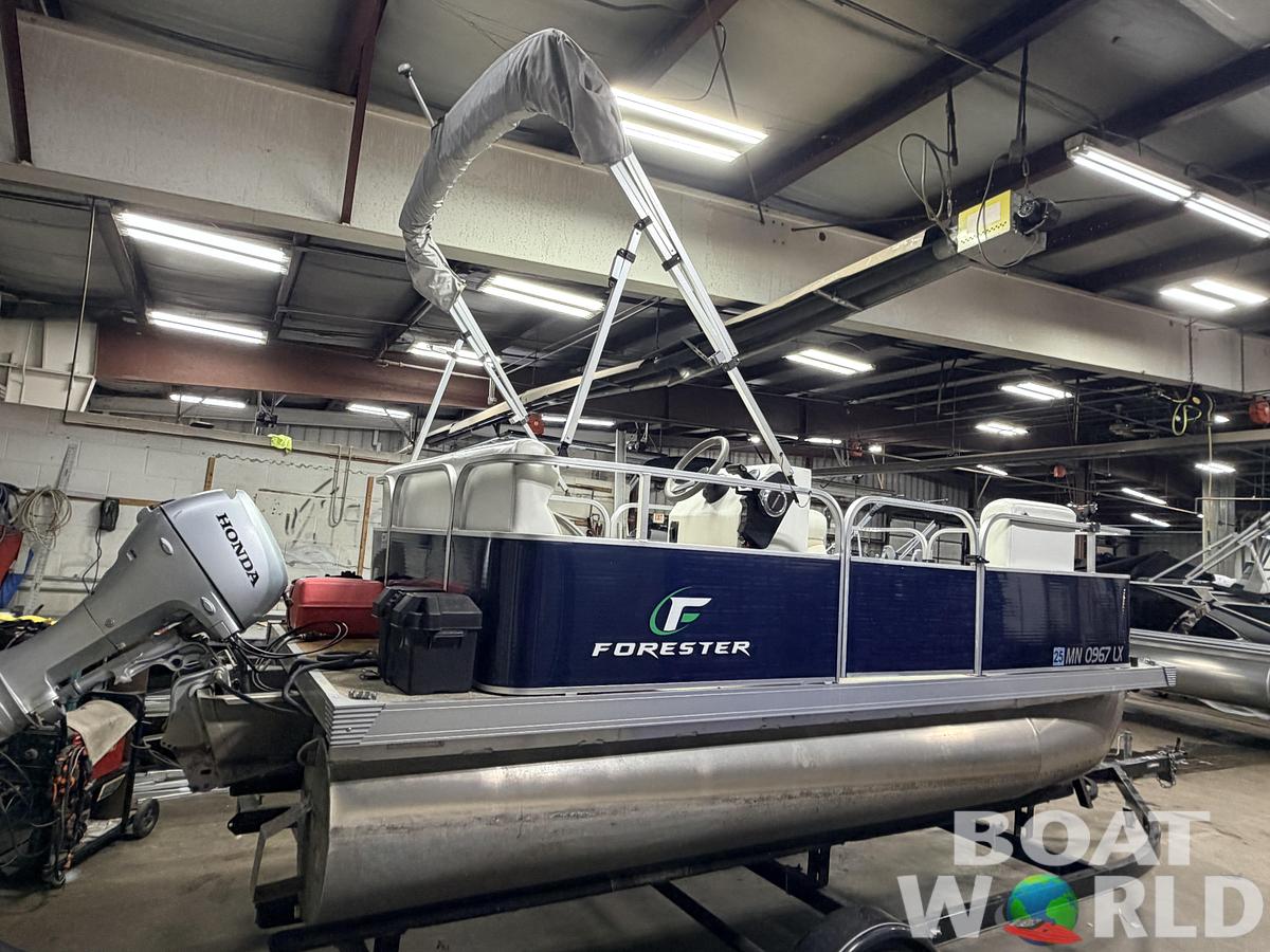 Used 2019 Forester 14' Fish n Fun Pontoon - $10,995