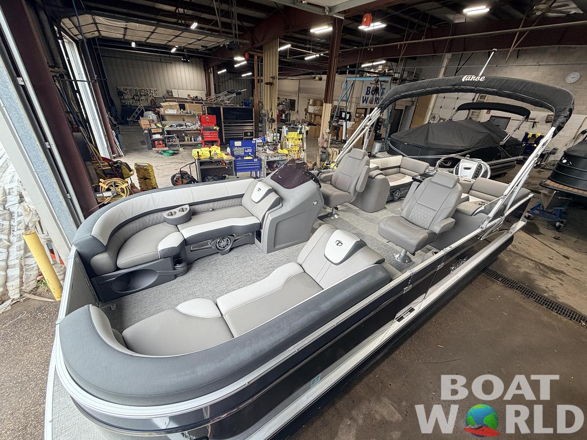 Used 2022 Tahoe Pontoons Cascade 2385 Quad Lounge Tritoon & 200HP Honda 4Stroke -$49,995