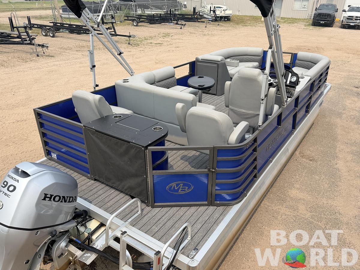 Used 2021 Montego Bay 8522 Fish & Cruise Deluxe Pontoon & 90HP Honda 4Stroke -$29,995