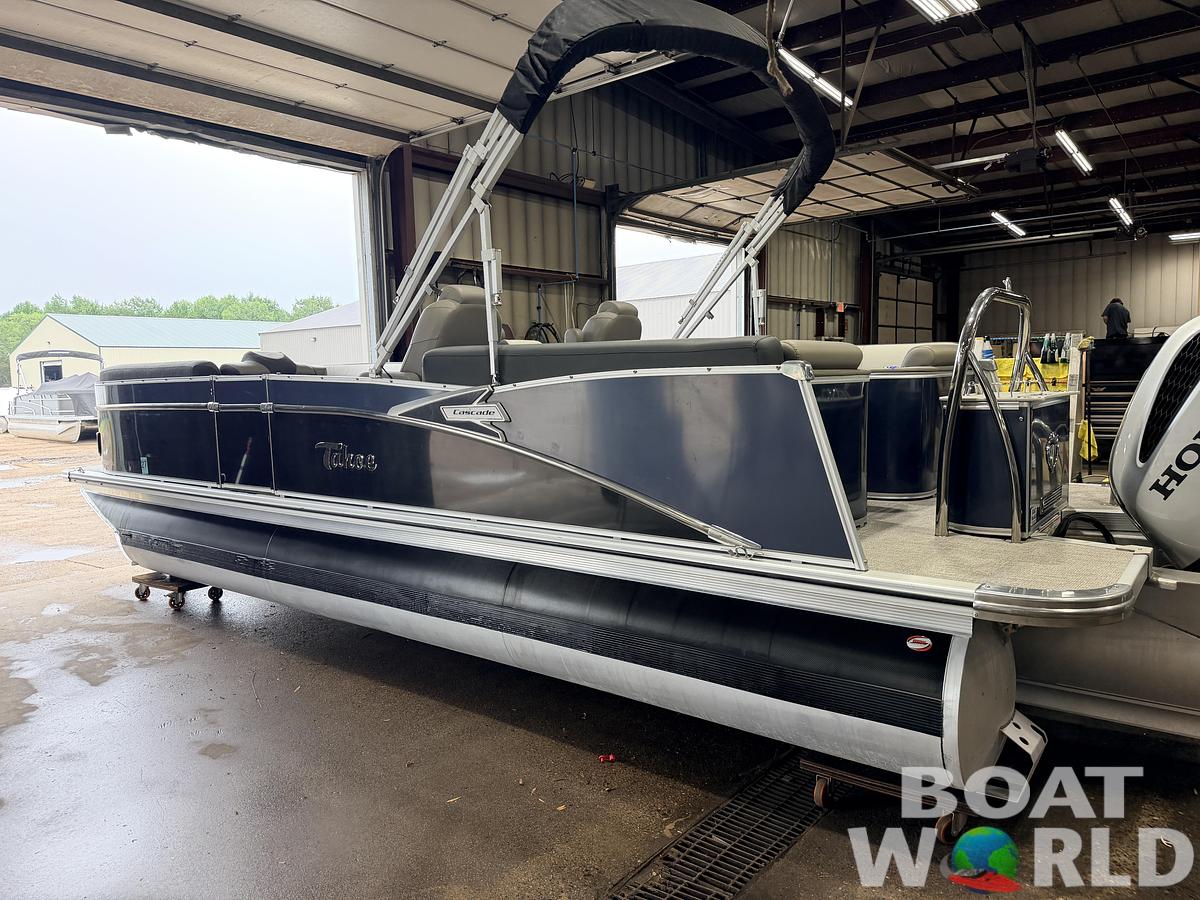 Used 2022 Tahoe Pontoons Cascade 2385 Quad Lounge Tritoon & 200HP Honda 4Stroke -$49,995
