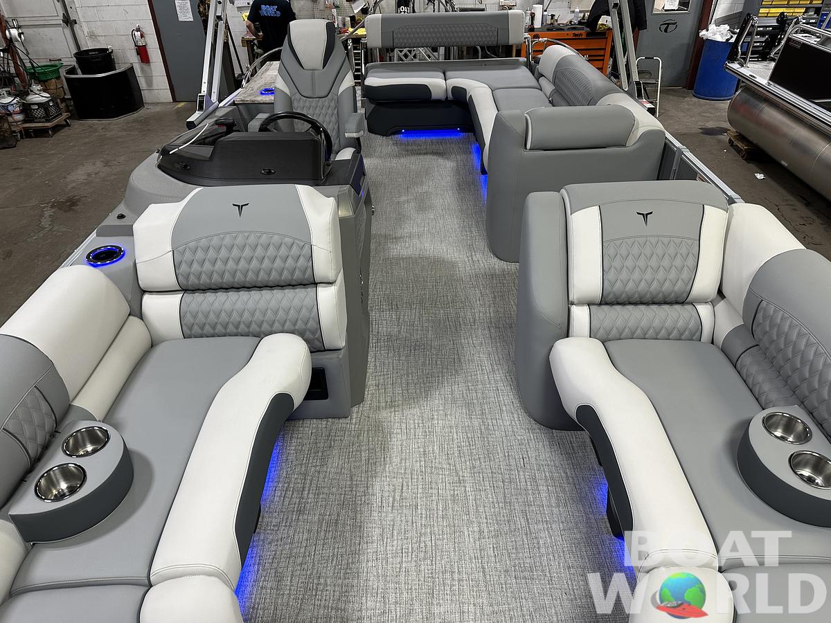 2025 Tahoe Pontoons Cascade 2385 Cruise Rear Bench (CRB) & Honda 4-Stroke EFI