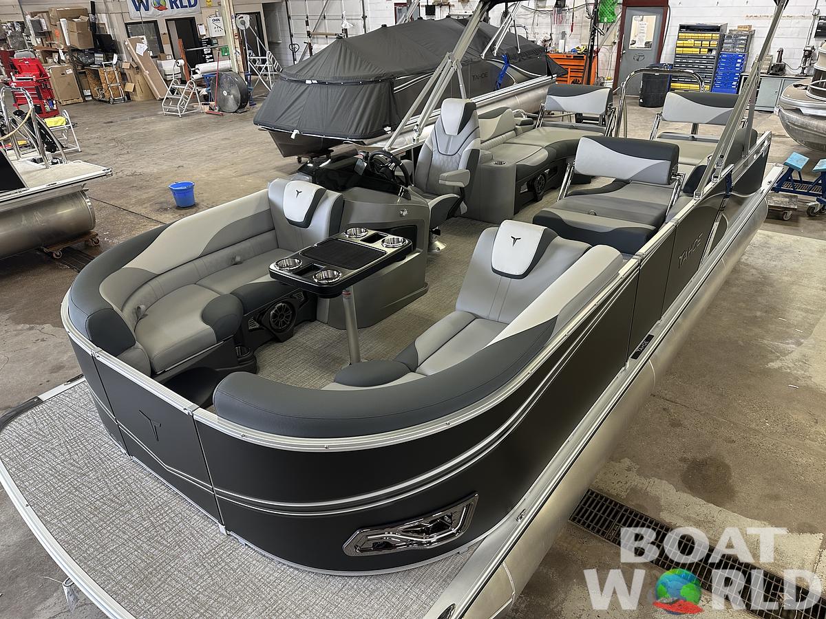 2025 Tahoe Pontoons LTZ 2385 Quad Lounge Shift Flip & Honda 4-Stroke EFI