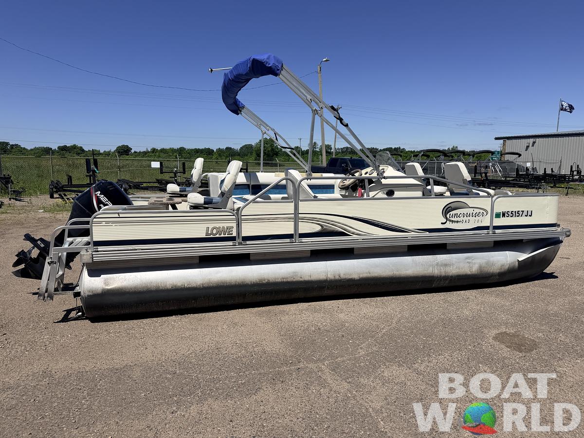 Used 2001 Lowe SunCruiser Trinidad 204 & 50HP Mercury 4Stroke -$11,995