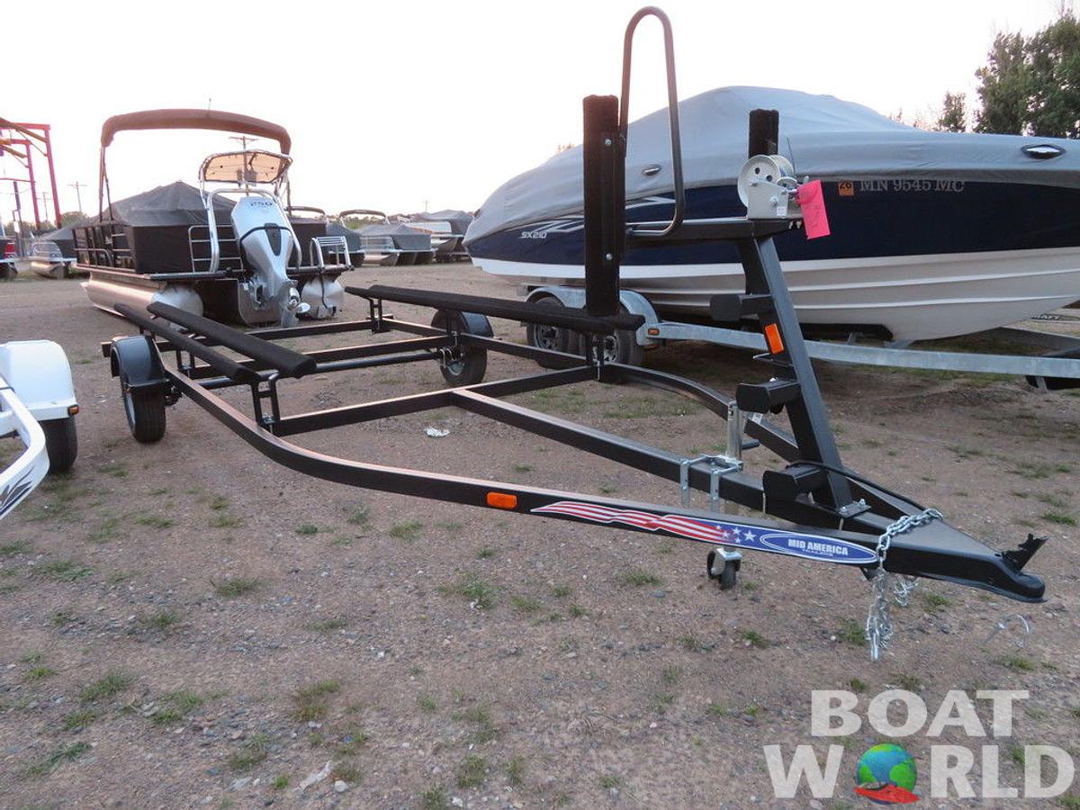 2025 Mid America PT16LT Single Axle Pontoon Bunk Trailer