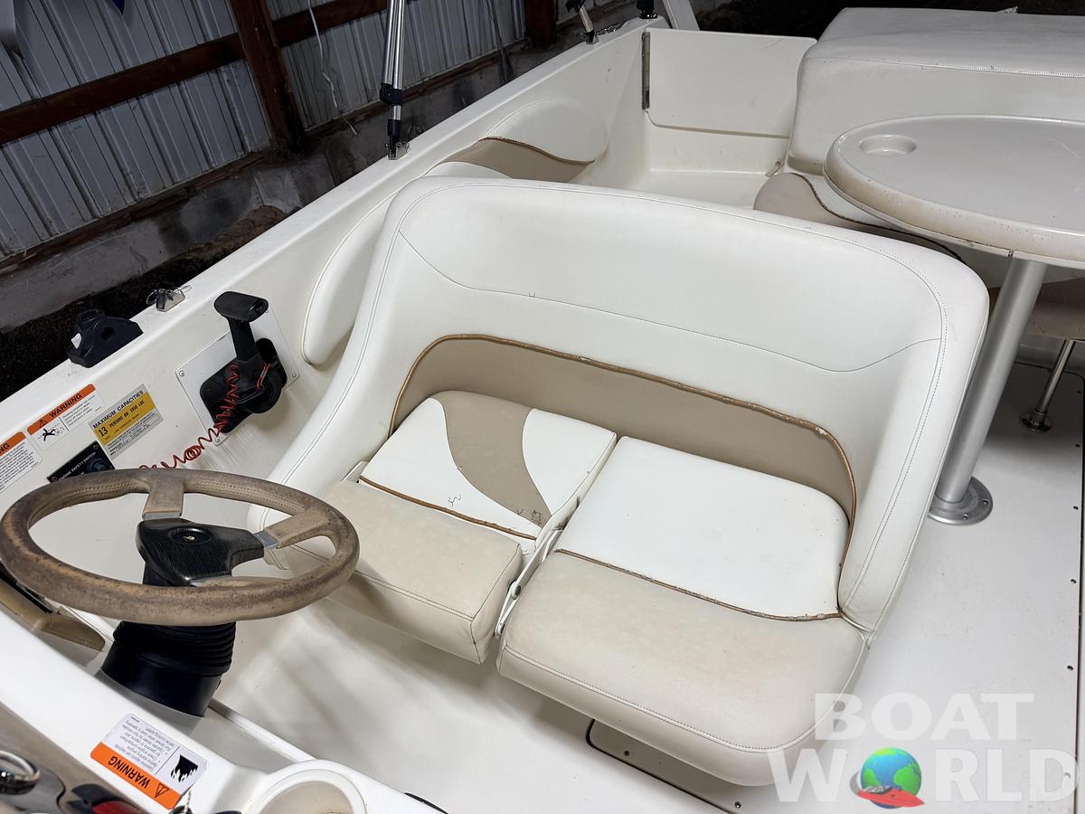 Used 2003 Glastron DX215 Deck Boat & 220HP 5.0L Volvo/Penta with Tandem Axle Trailer -$9,995