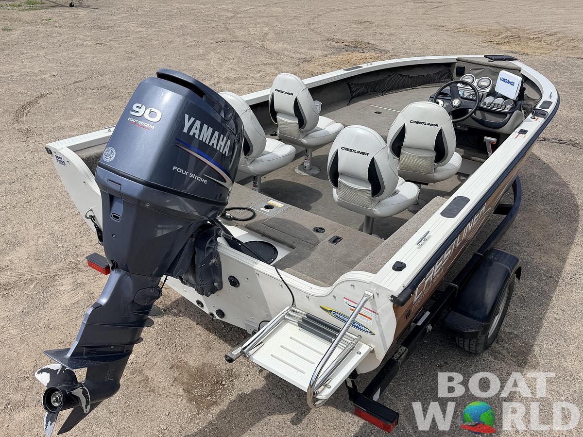 Used 2008 Crestliner 1750 Fish Hawk & 90HP Yamaha 4Stroke - $12,995