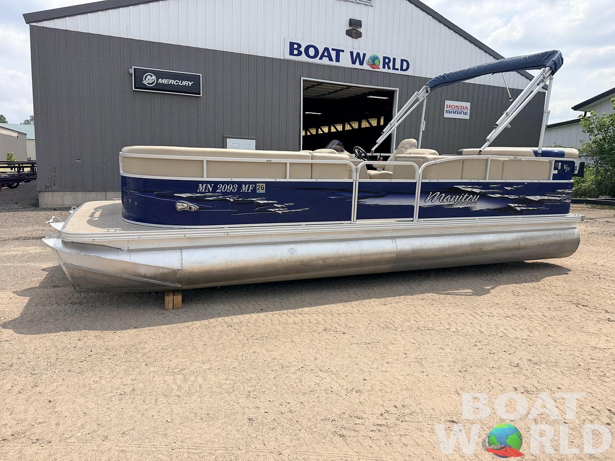 Used 2013 Manitou 220 Xplode VP Tritoon & 150HP Yamaha 4Stroke -$29,995
