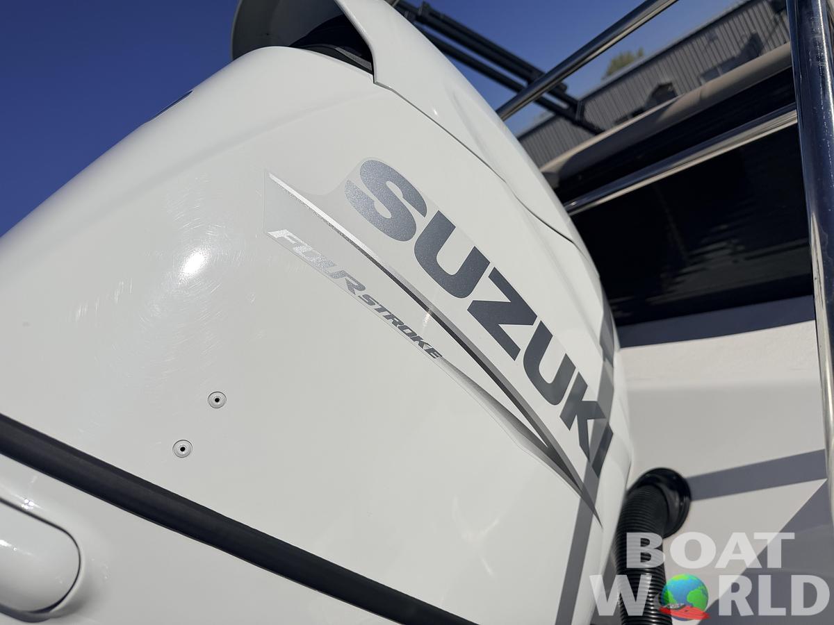 Used 2021 Hurricane Fun Deck 198 with 140HP Suzuki & Tandem Axle Trailer -$31,995