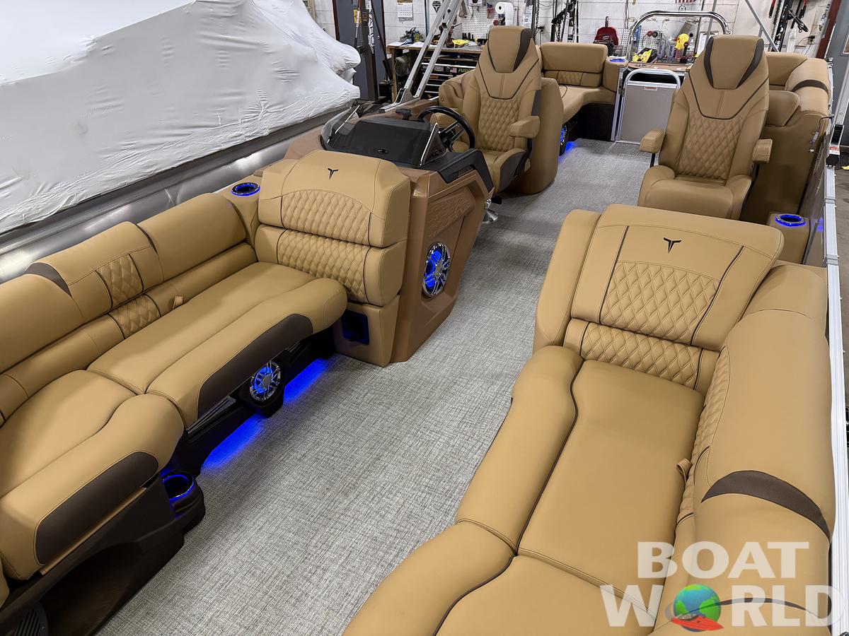 2025 Tahoe Pontoons Cascade 2385 Quad Lounge & Honda 4-Stroke EFI