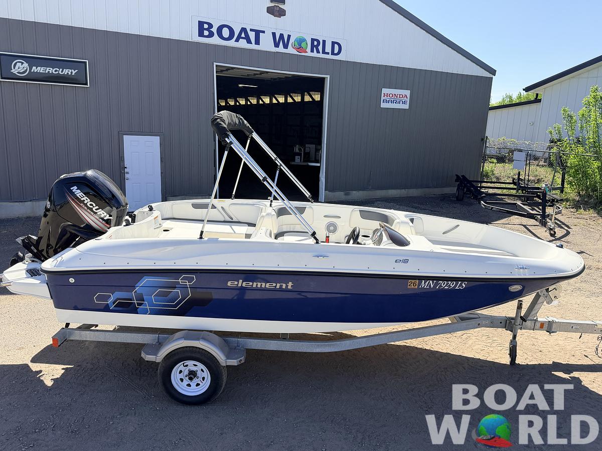 Used 2018 Bayliner Element E18 & 90HP Mercury 4Stroke