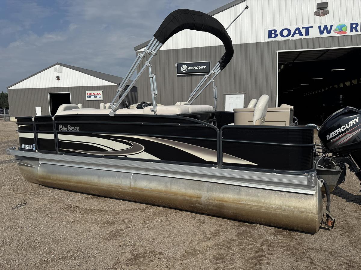 Used 2017 Palm Beach Cast Master 200 Pontoon WITH Sea Legs