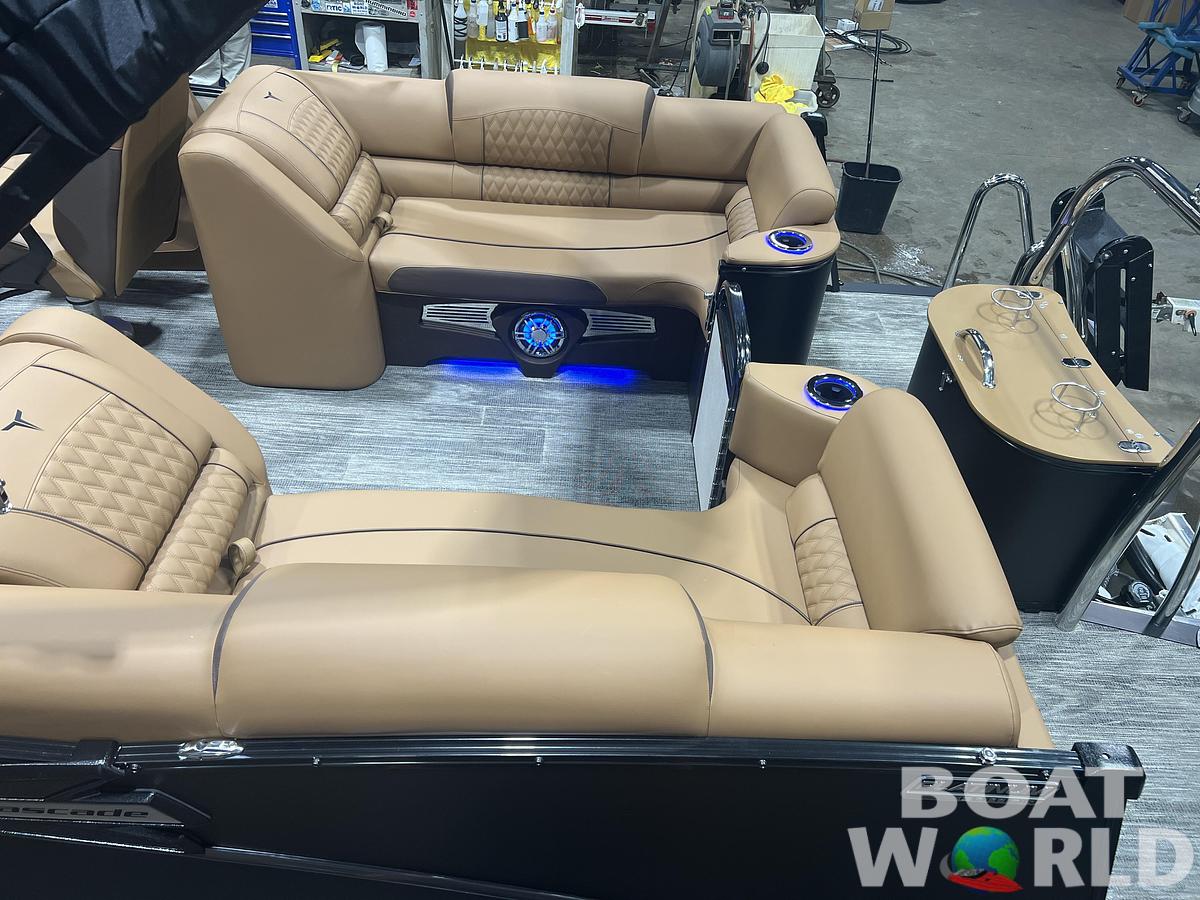 2026 Tahoe Pontoons Cascade 2385 Quad Lounge Tritoon