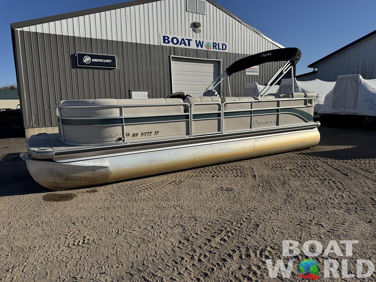 Used 2003 Premier 230 Grand Majestic Tri-toon Pontoon & 200HP Honda 4-Stroke EFI