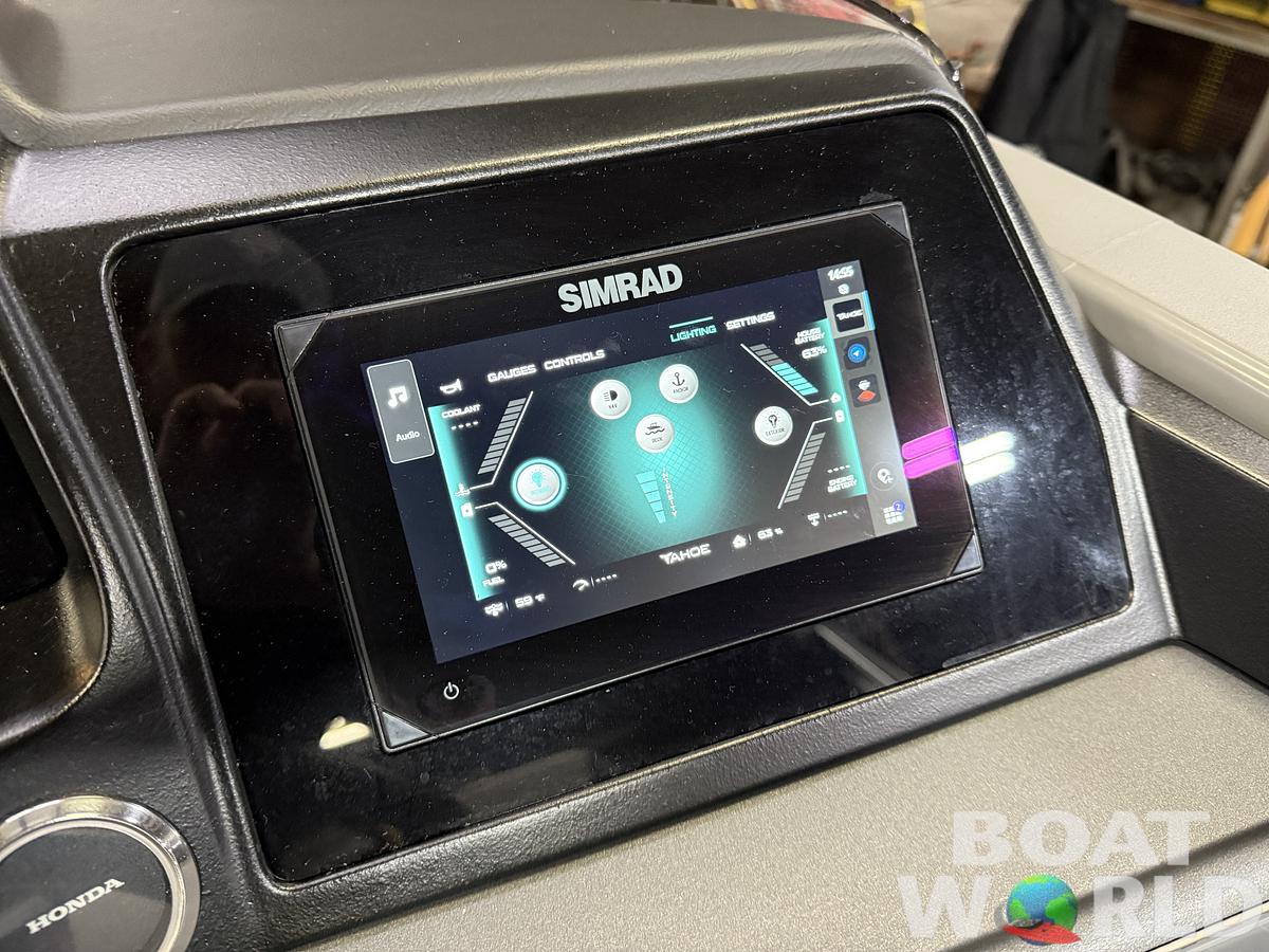 2025 Tahoe Pontoons Cascade 2385 Quad Lounge Tritoon & Honda 4-Stroke EFI