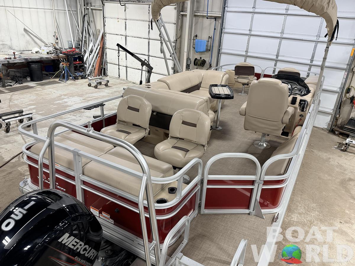 Used 2019 Sun Tracker  Fishin Barge 22 DLX XP3 Tritoon & 150HP Mercury 4Stroke - $39,995