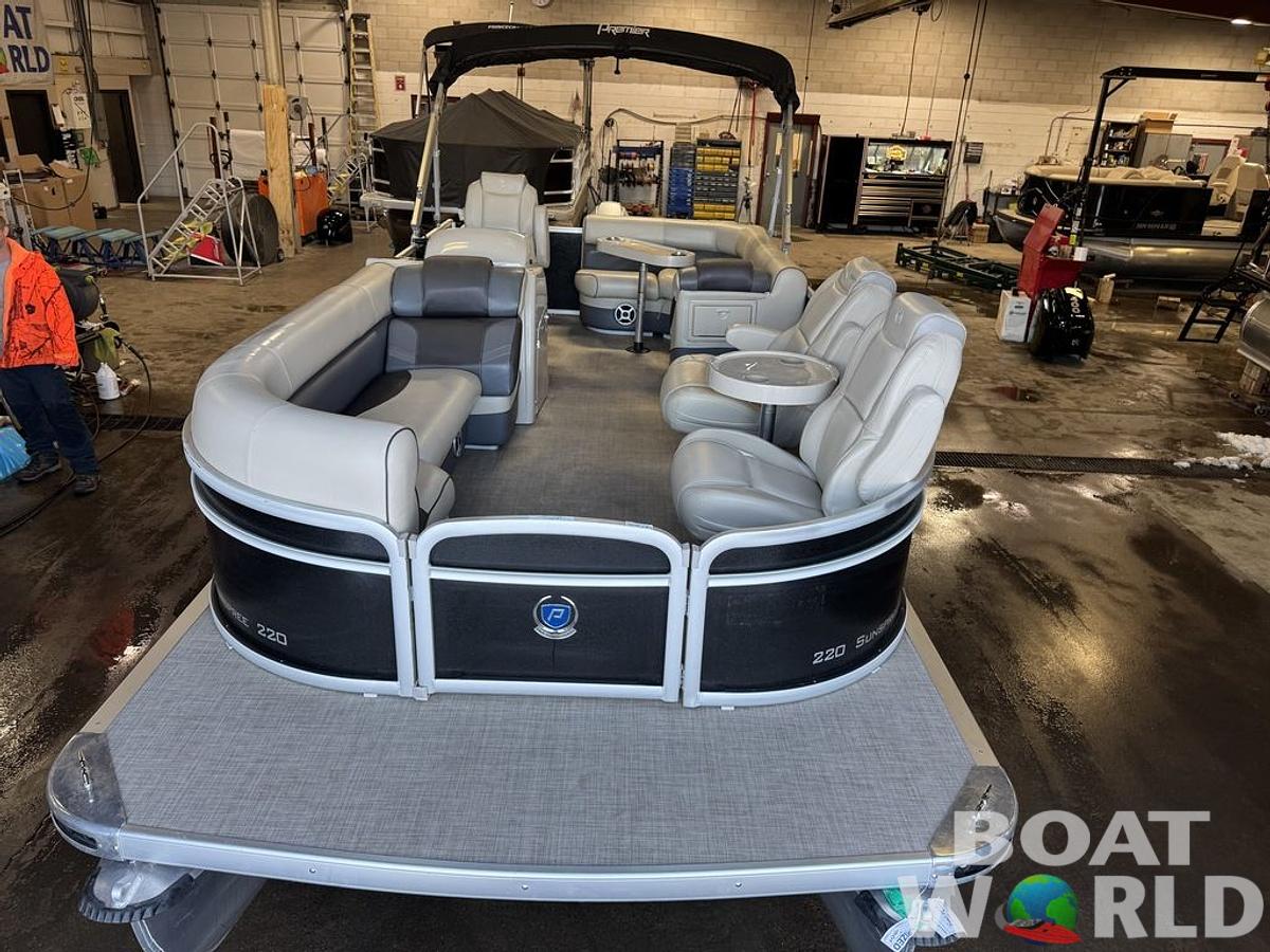 Used 2018 Premier SunSpree 220 DL Pontoon