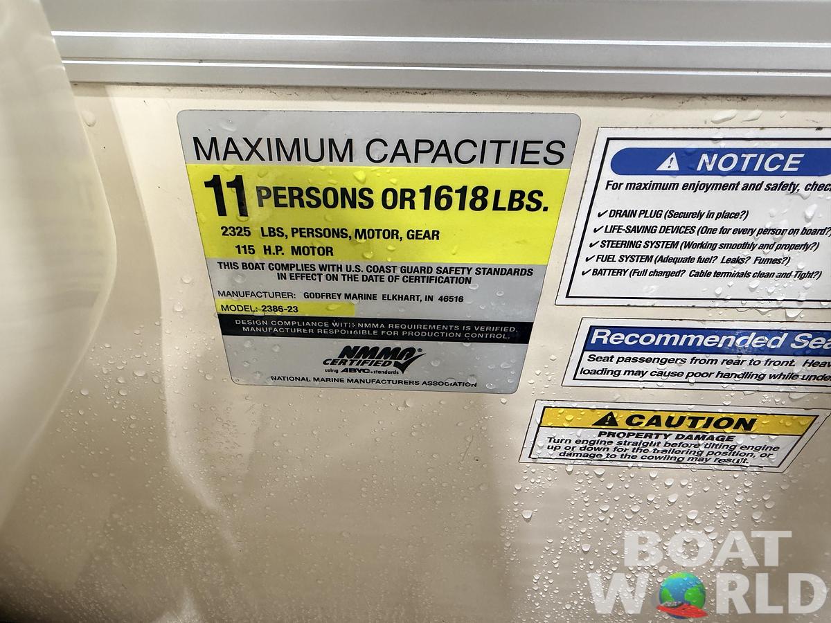 Used 2006 Sweetwater 2386 F Pontoon & 90HP Yamaha 4-Stroke EFI - $15,995