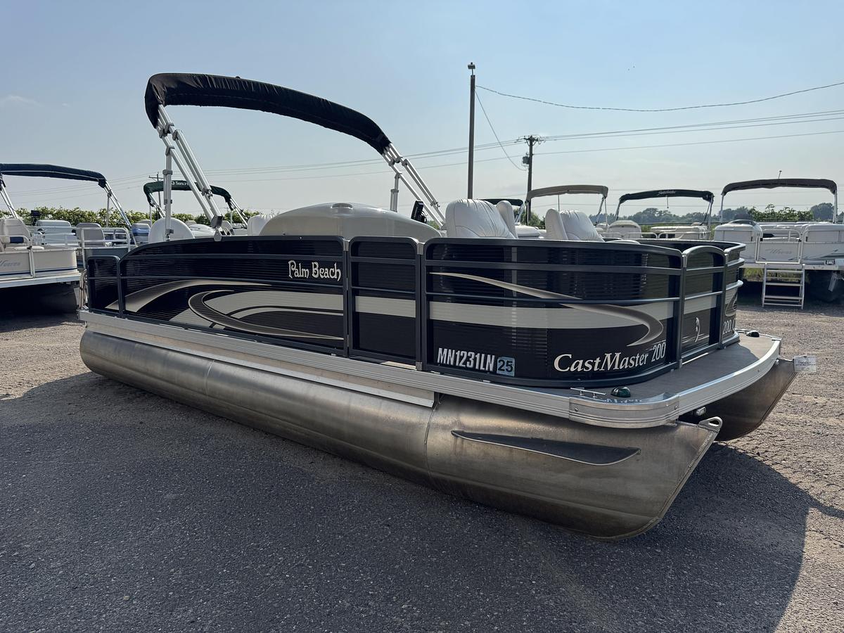 Used 2017 Palm Beach Cast Master 200 Pontoon WITH Sea Legs