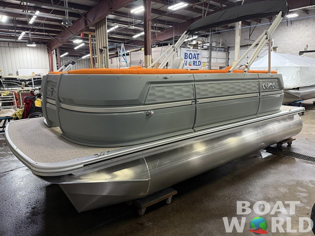2025 Tahoe Pontoons Aura 1985 Quad Lounge & 50HP 4-Stroke EFI
