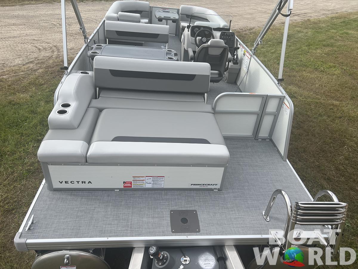 2026 Princecraft Vectra 23 RL Dinette Swingback Pontoon 