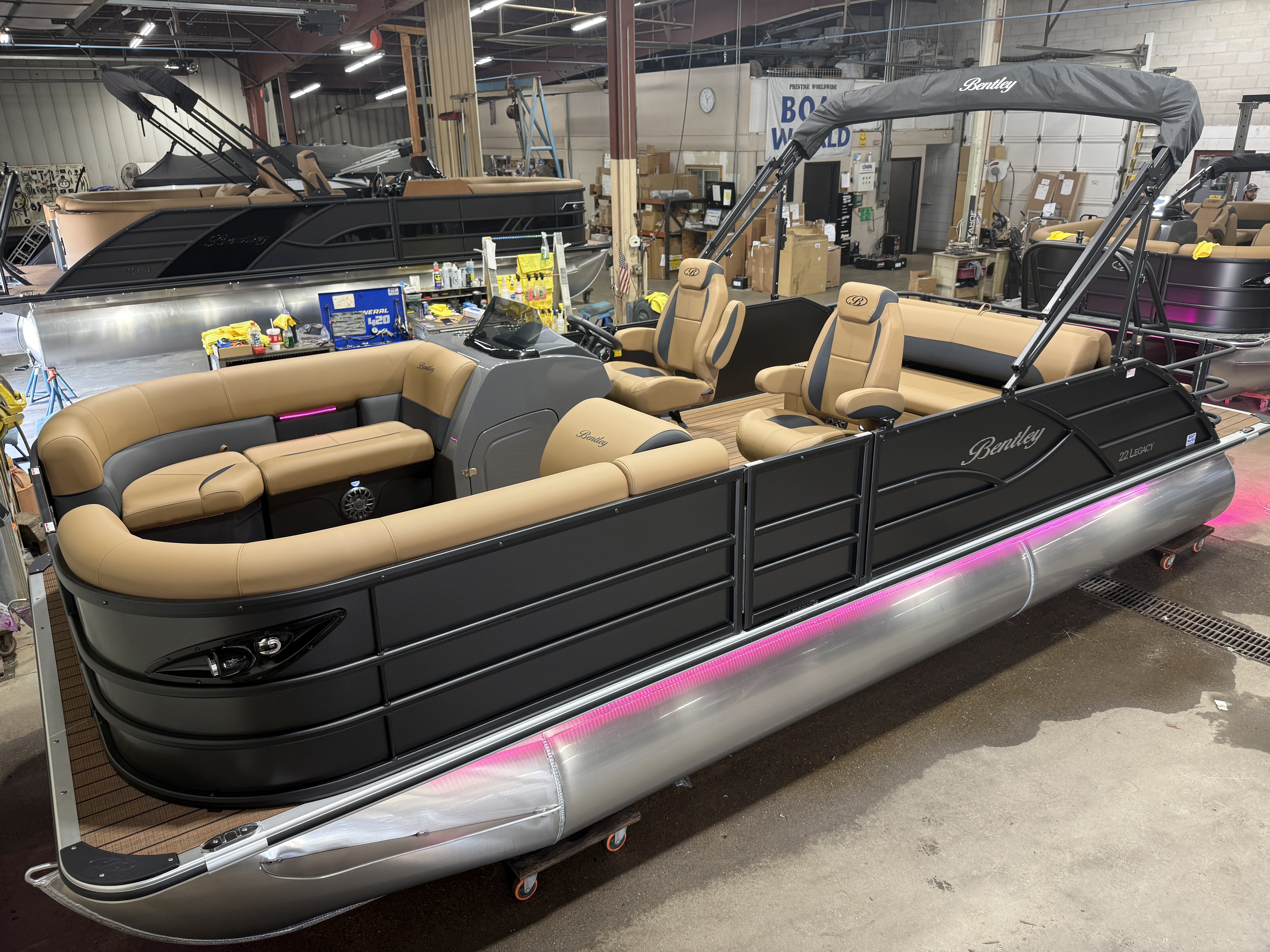 2027 Bentley Legacy 220 Swingback Pontoon & 4-Stroke Outboard $45995