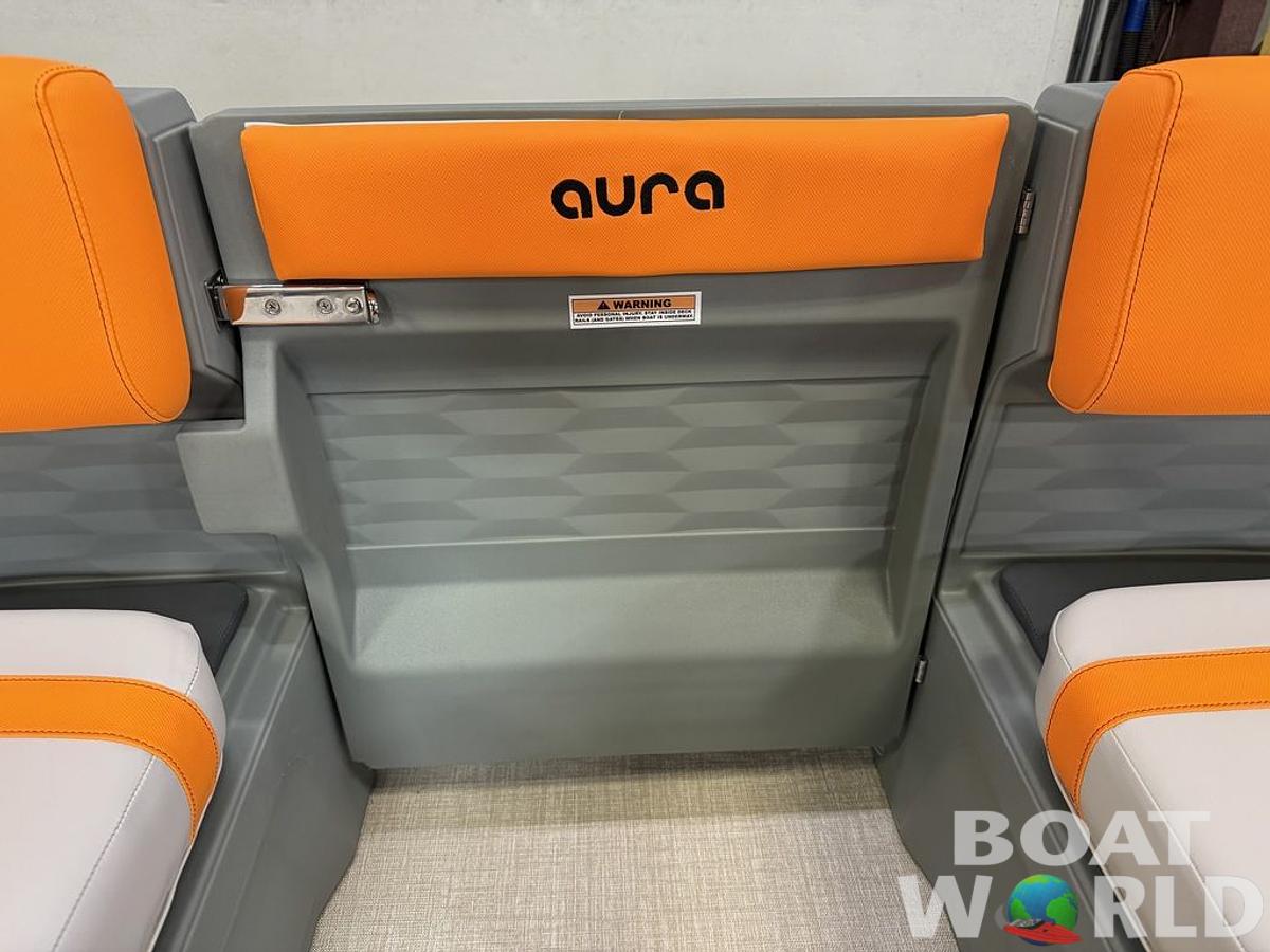 2025 Tahoe Pontoons Aura 1985 Quad Lounge & 50HP 4-Stroke EFI