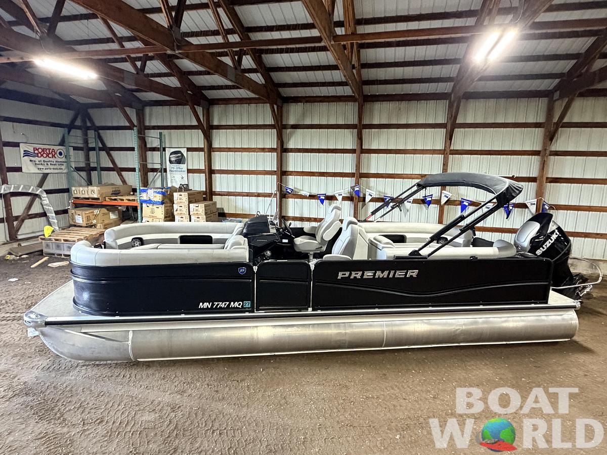 Used 2024 Premier 250 SunSation PTX Tritoon & 300HP Suzuki -$69,995