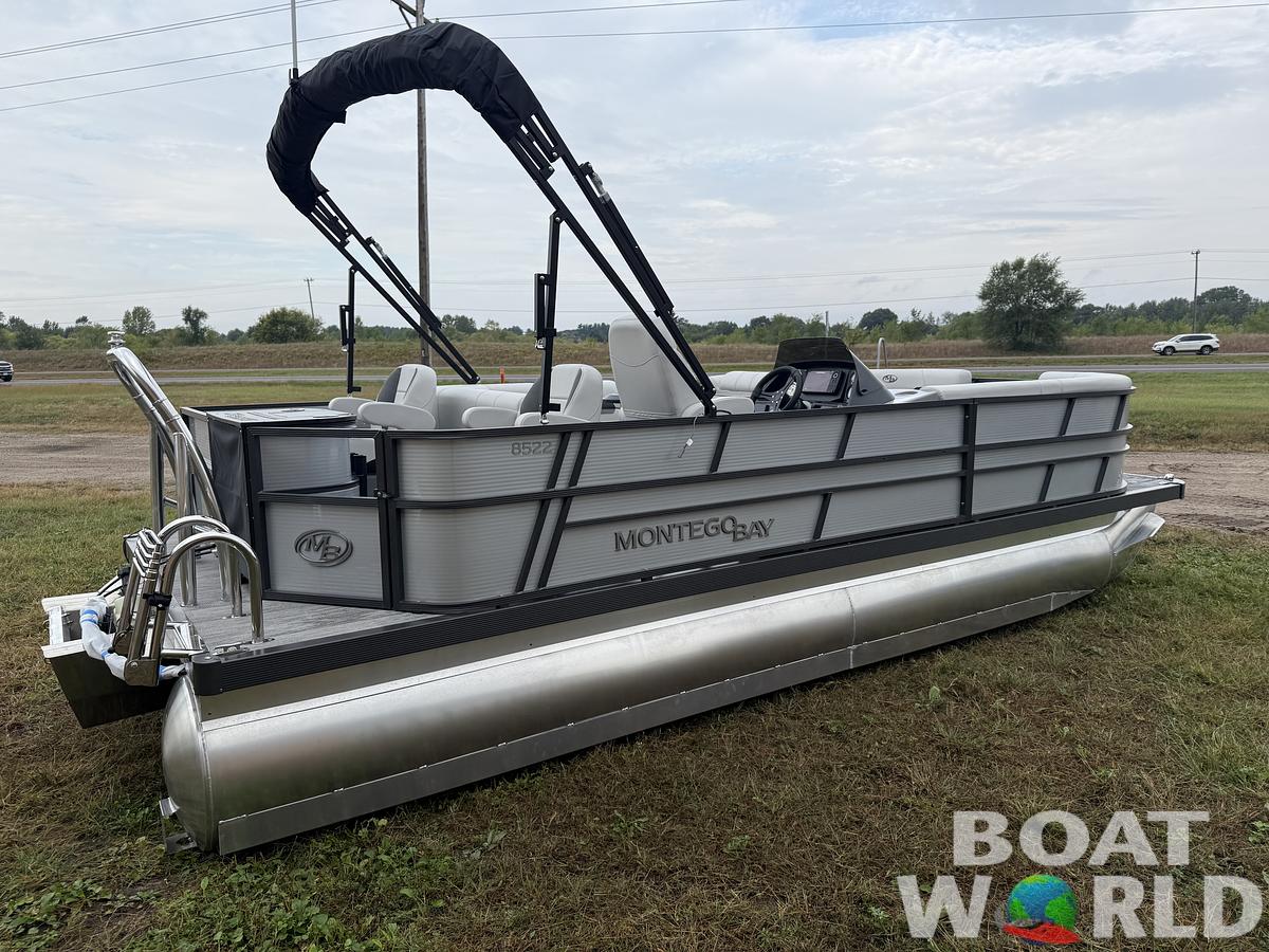 2025 Montego Bay 8522 Fish & Cruise Tritoon & Honda 150HP 4-Stroke EFI