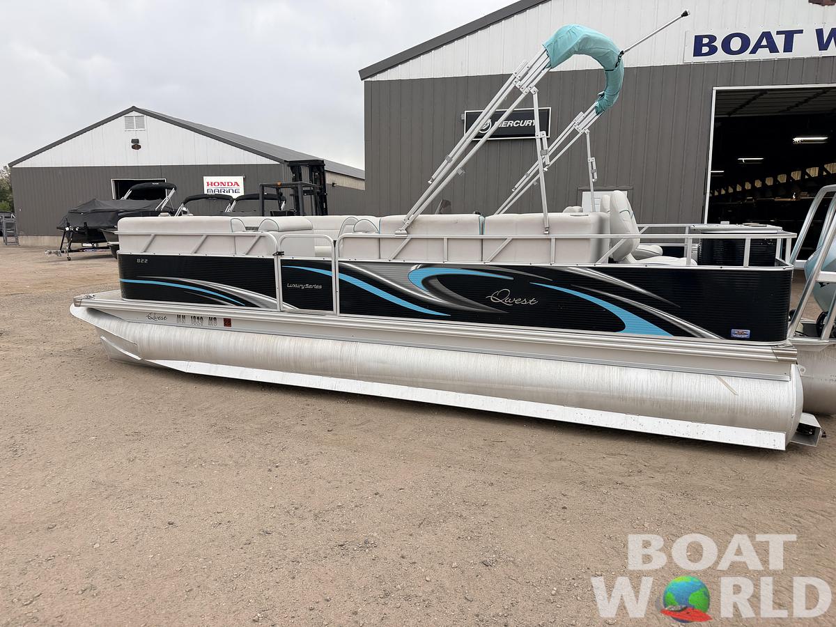 Used 2019 Qwest 822 Fish & Cruise Tritoon & 150HP Honda 4Stroke - $39,995