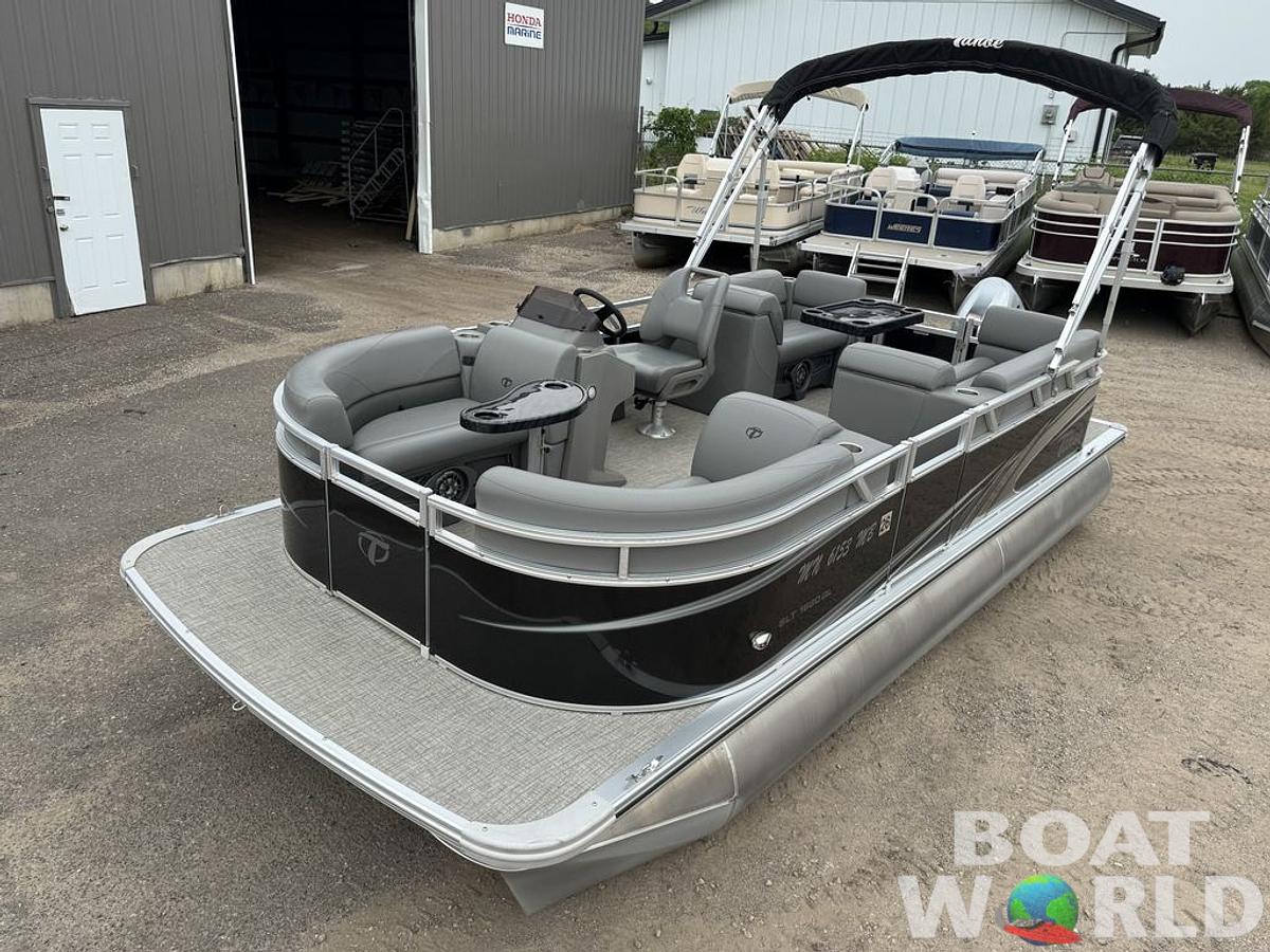 Used 2021 Tahoe Pontoons SLT 18' Quad Lounge & Honda 60HP 4-Stroke EFI