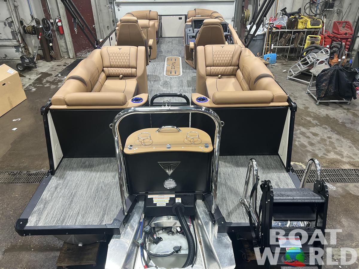 2026 Tahoe Pontoons Cascade 2385 Quad Lounge Tritoon
