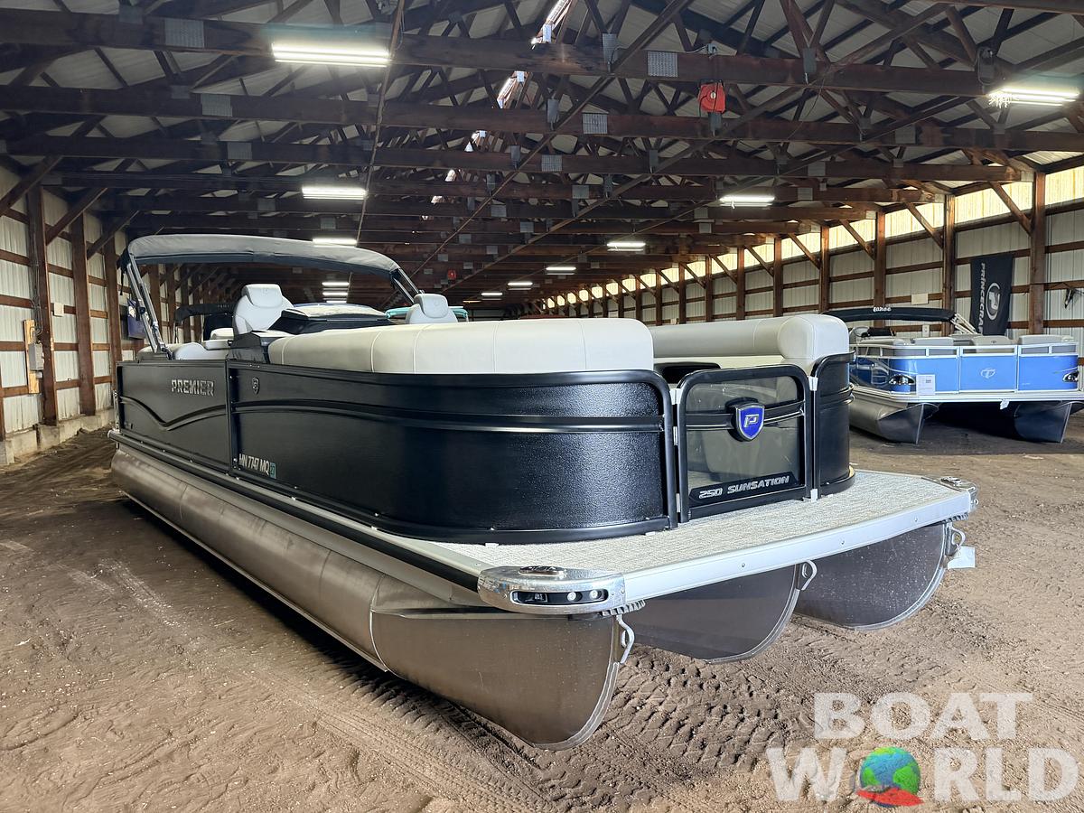 Used 2024 Premier 250 SunSation PTX Tritoon & 300HP Suzuki -$69,995