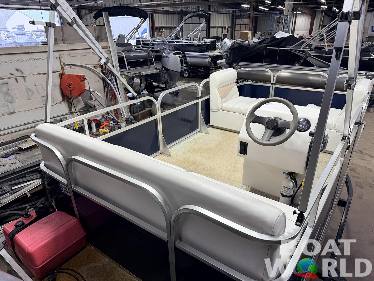 Used 2019 Forester 14' Fish n Fun Pontoon - $10,995