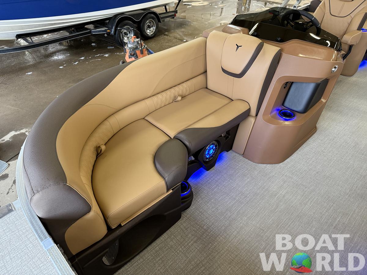 2025 Tahoe Pontoons LTZ 2385 Quad Lounge Shift Flip Tritoon & Honda 4-Stroke EFI