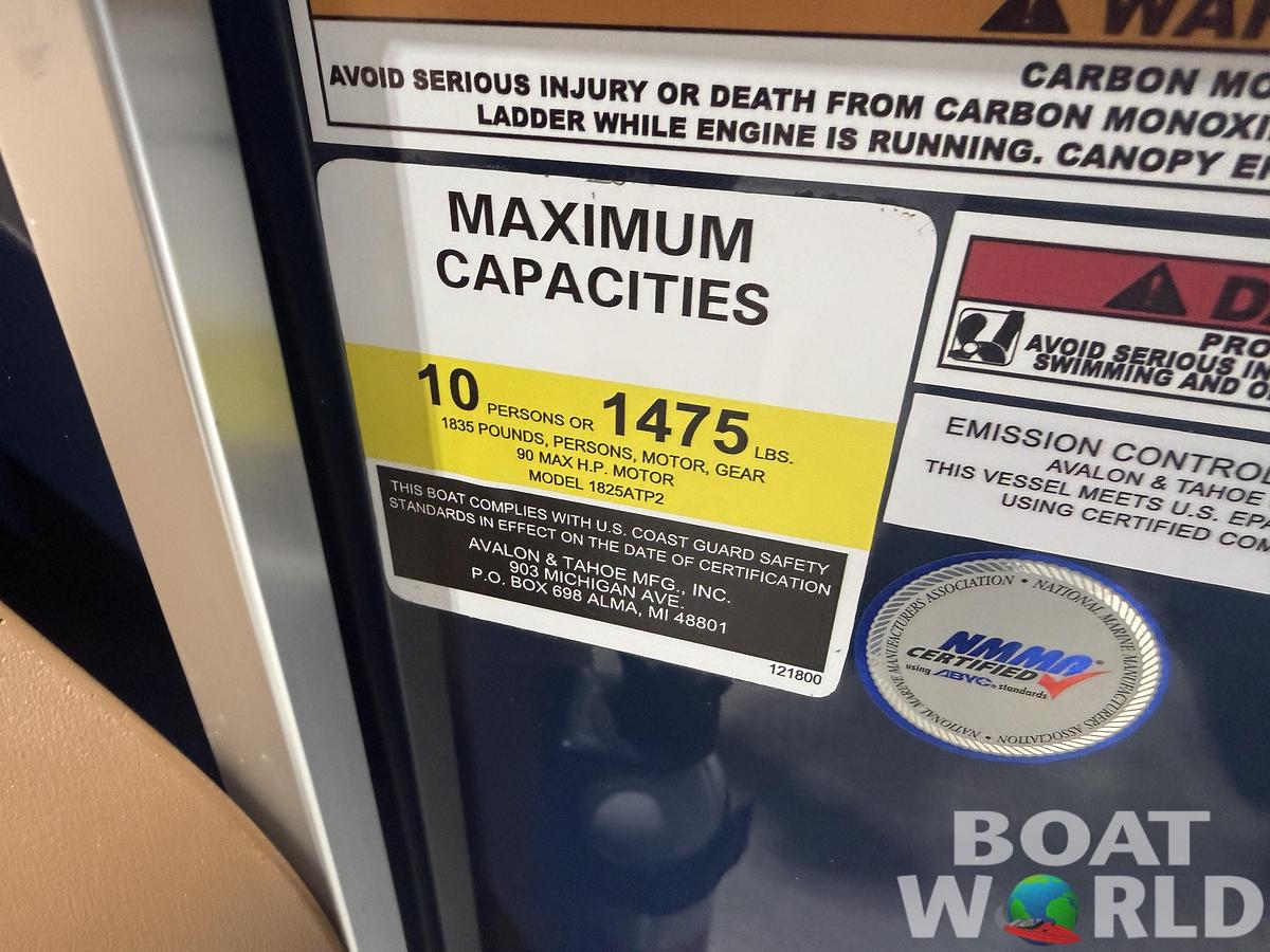 2026 Tahoe Pontoons LTZ 1985 Cruise Pontoon